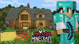 The Starter Base  Impossible Minecraft  Ep2 [upl. by Baras722]