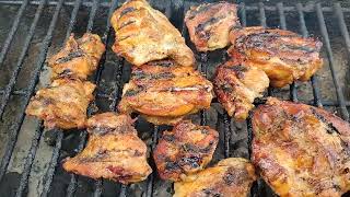 best grill chicken thighs in the world 🌍 [upl. by Acinad662]