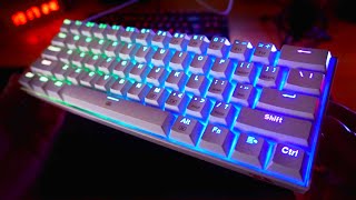 REDRAGON DRAGONBORN TECLADO MECANICO 60  WHITE K630W [upl. by Naol]