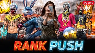 QCS Rank Push ❤️Br Rank Push  Reaction On Your Gameplay 😍Telugu Girl Streamer [upl. by Anelrihs]