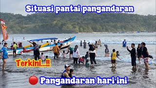 Info pantai pangandaran hari ini 2024 pantai pangandaran live beach info [upl. by Barrett]