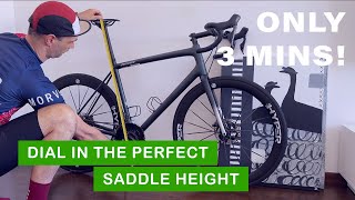 How To Find The Perfect Saddle Height On Your Bike [upl. by Scurlock]