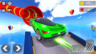 Mega Ramps Stunt Car Racing  Impossible GT Car Stunt Game 3D  Android Gameplay game 9 [upl. by Compton522]