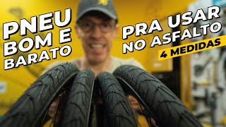 Pneu de bike bom e barato pra rodar na cidade e com 4 medidas diferentes Pedaleria levorinbrasil [upl. by Siram470]