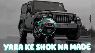 yara ke shok na made  SlowedReverb  punjabi song SlowedReverb  music song slowed gangstar [upl. by Jabez]