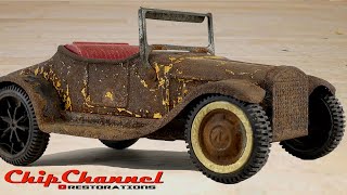 1960s Nylint Hot Rod Roadster Toy Model A Restoration [upl. by Lubet]