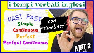 I TEMPI INGLESI  Part 2  PAST [upl. by Lyall]