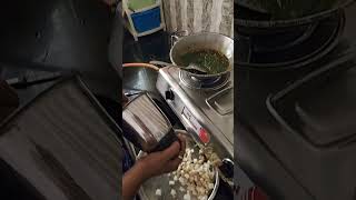 Cooking Palak paneer 😍 [upl. by Tnecnev]