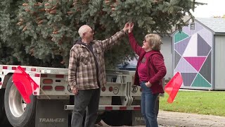 From timber to tidings Nampa moves citys Christmas Tree to its holiday location [upl. by Harrington]