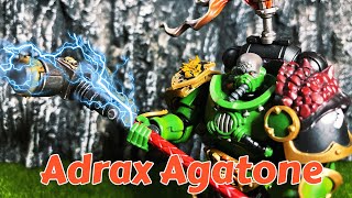 JoyToy Action Figure Warhammer 40K Salamanders Captain Adrax Agatone revisión en español [upl. by Eileme633]