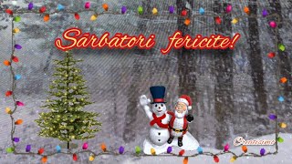 SĂRBĂTORI FERICITE 🎀 Felicitări urări și mesaje de Crăciun 🎄 CRĂCIUN FERICIT ⛄LA MULȚI ANI 2024 [upl. by Eoz813]