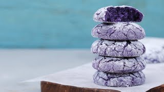 Ube Crinkles Recipe  Yummy Ph [upl. by Aynatan]