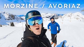 How to Ski Business Class Avoriaz  Morzine 2024 [upl. by Llevel]