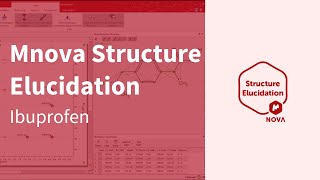 Mnova Structure Elucidation  IBUPROFEN [upl. by Dahsraf]