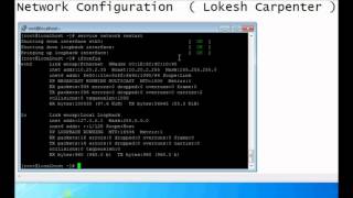 network configuration in linux step by step in hindi [upl. by Nelag]