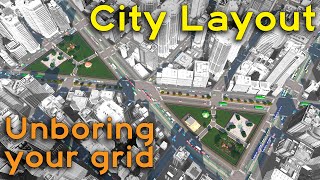 This Realistic ROAD LAYOUT Really Works in Cities Skylines  More Money Less Traffic [upl. by Krenn]