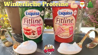 Exquisa Fitline Protein Gebrannte Mandel amp Bratapfel Die Winter Sorten 2020 im Test [upl. by Leifer]