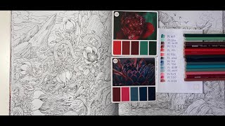 Coloralong Kerby Rosanes Alien Worlds  Coloring with Prismacolors [upl. by Laitselec468]