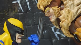 Wolverine vs Sabretooth Stop Motion [upl. by Rekrap]