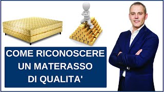 Come riconoscere un materasso di qualità [upl. by Oicnecserc]