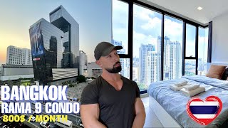 MY 800  BANGKOK RAMA 9 CONDO TOUR  One9Five Asoke [upl. by Aihseyk]