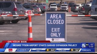 Closure of some McGhee Tyson Airport parking signals start of expansion efforts [upl. by Ahsiemaj337]