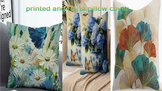 printed and floral pillow cover designpillow coverdress design style [upl. by Esital]