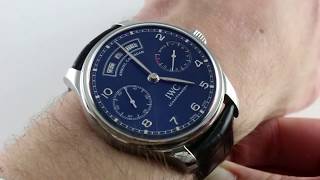 PreOwned IWC Portugieser Annual Calendar IW503502 [upl. by Ajed]