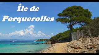 Île de PORQUEROLLES  Une partie sauvage de Île  4K [upl. by Ahsienar776]