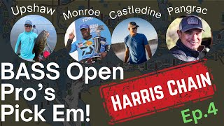 Open Pros PickEm 2024 Bass Elite Series Stop 3 Harris Chain Ep 4 [upl. by Gally824]