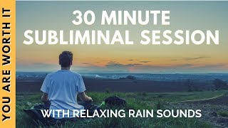 SUBLIMINAL RELIEF FROM HYPOCHONDRIASIS ILLNESS ANXIETY DISORDER  With Relaxing Rain Sounds [upl. by Allimac]