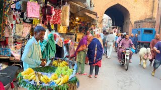 Step Inside Walled City Of Lahore Pakistan 4KWALKING Tour  Exploring Streets Of Lahore Full HD [upl. by Rohpotsirhc]