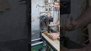 Frezai prispaudejo gamybaforyou welding working woodprocessing woodenmachine [upl. by Fennessy198]