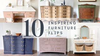 10 Inspiring Furniture Flips for 2024  DIY Furniture Makeovers [upl. by Porta]