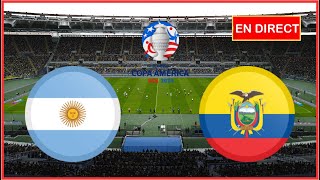 Argentine vs Equateur en direct Copa América 2024 Résultat du match en direct Gameplay PC pes 2021 [upl. by Oriaj]