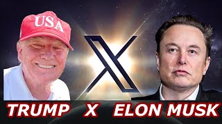 【トランプＸマスク】TRUMP X ELON MUSK dialogue on space X 【スペースでの対談】 [upl. by Nwahsiek]