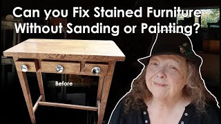 How to fix scratches in stained furniture without sanding [upl. by Rissa]