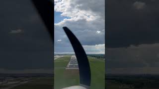 POV Landing at East Midlands RWY 27  Piper PA28 [upl. by Sussna311]