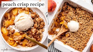 Peach Crisp Recipe [upl. by Idzik241]