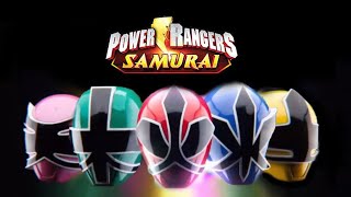 Power Rangers SamuraiFull Theme letralyrics [upl. by Porush606]