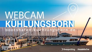 Webcam im Bootshafen Kühlungsborn in MecklenburgVorpommern an der Ostsee [upl. by Illom]