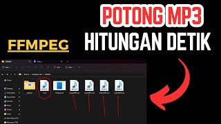 FFMPEG  CARA MUDAH POTONG MP3 HITUNGAN DETIK DENGAN FFMPEG [upl. by Faustine167]