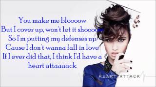 Demi Lovato  Heart Attack with Lyrics [upl. by Neeuq107]