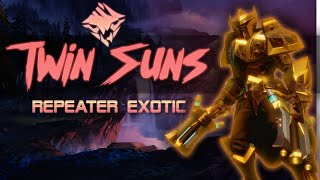 Twin Suns Exotic Repeater Gameplay  Dauntless [upl. by Muir499]