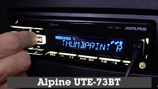 Alpine UTE73BT Display and Controls Demo  Crutchfield Video [upl. by Yojal]