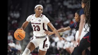 Bree Hall I Finishing at the Rim I South Carolina 2223  WNBA Draft 25 Prospect [upl. by Hedi]