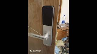 Smart door lock installation somewhere late upload Plz Contact  8801636400849 [upl. by Dickie]