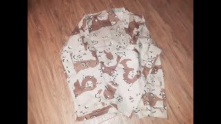 6 Color Desert Chocolate Chip Pattern BDU Coat Quick Look [upl. by Anima726]