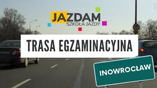 Trasa egzaminacyjna INOWROCŁAW [upl. by Nivert942]