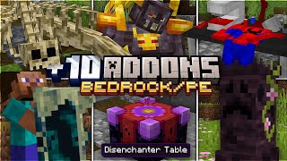 Top 10 MEJORES ADDONS Para MINECRAFT 120 BedrockPE ADDONS PARA MINECRAFT BEDROCK 12080 [upl. by Eiuqnimod]